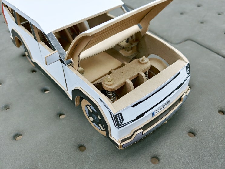 48.새로운 아빠차 기아 EV9(박스로 자동차 만들기) Kia EV9 MV1(How to make a cardboard car)