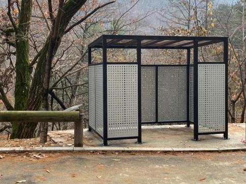  쓰레기 분리수거장 설치 흡연부스 제작 시공 공주 논산 세종 여기요~~재활용