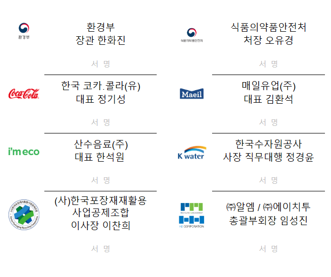 투명페트병 재생 원료를 사용한 식품용기 출시된다_환경부 투명페트병 재생 원료를 사용한 식품용기 출시된다_환경부