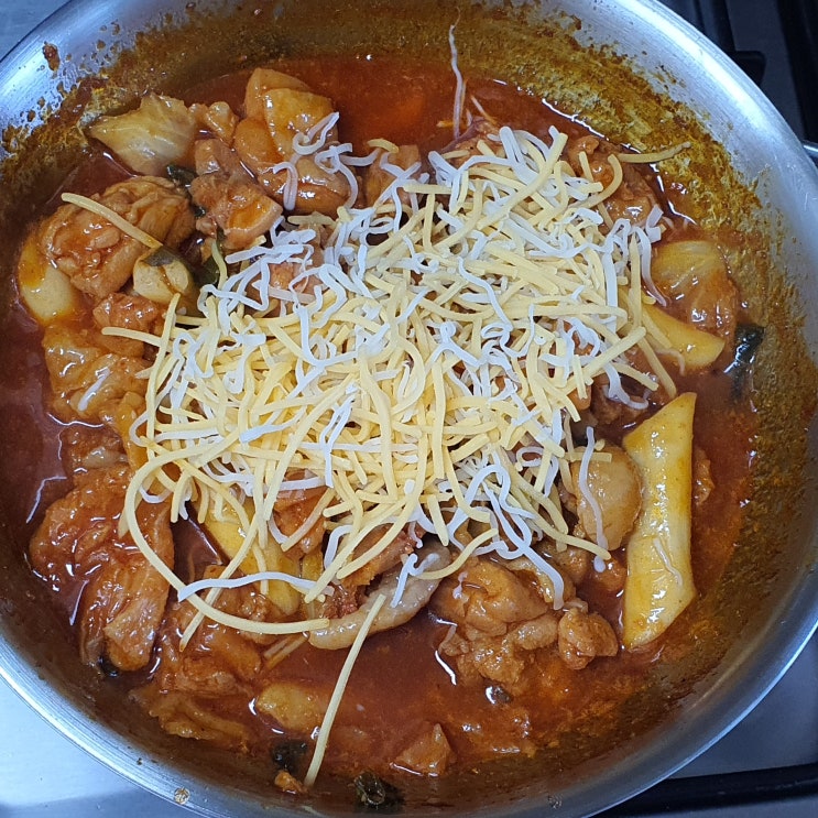  간편한 닭갈비 밀키트(하림 춘천 닭갈비 순한맛)