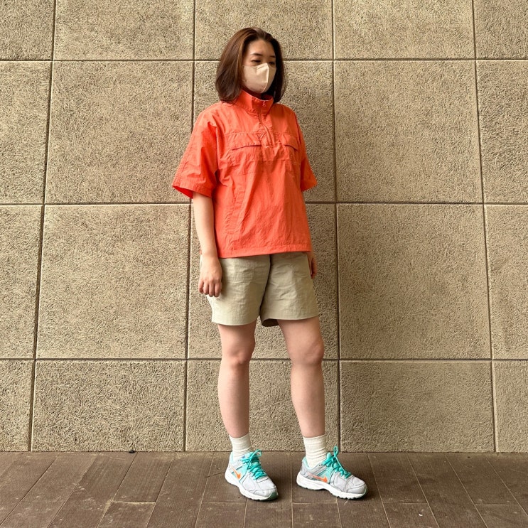  박제니 패션 여자 바람막이 추천 여름 아노락 코디 벤셔먼 OOTD 아이템