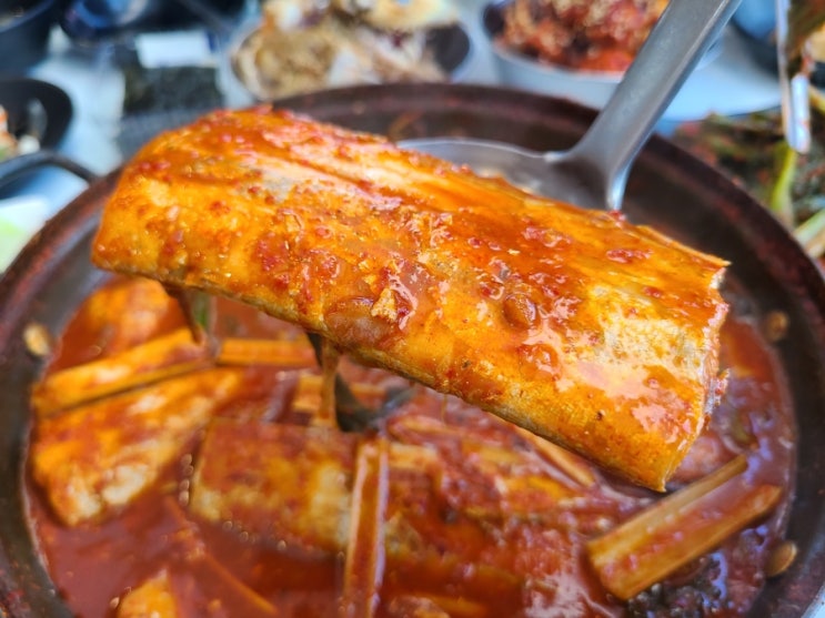  갓김치 맛 좋은 여수 갈치조림 맛집 돌산 정가네