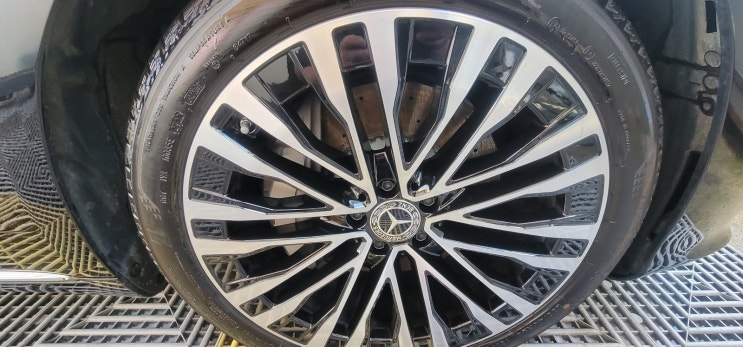  제주 외부세차 벤츠 S450(소낙스 페인트클렌저)