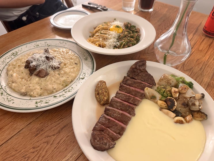  은은한 분위기의 중앙로 파스타 스테이크 맛집 조밀