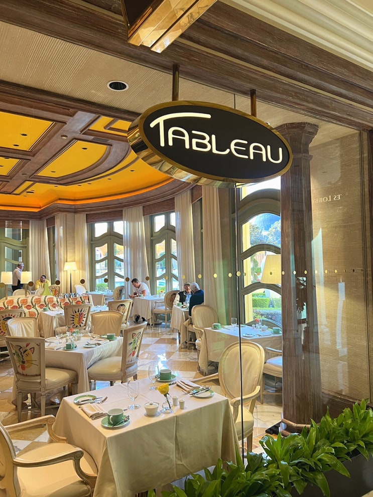  라스베가스 앙코르호텔(Encore at Wynn) 브런치 맛집 조식당(7시 오픈) 타블로(Tableau) 후기