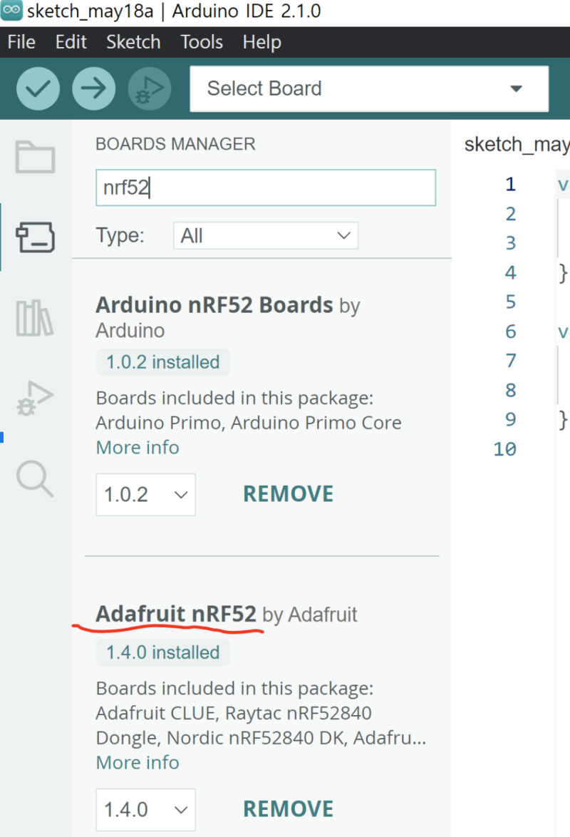 nRF52840용 arduino ide 개발 환경 구성. : 네이버 블로그