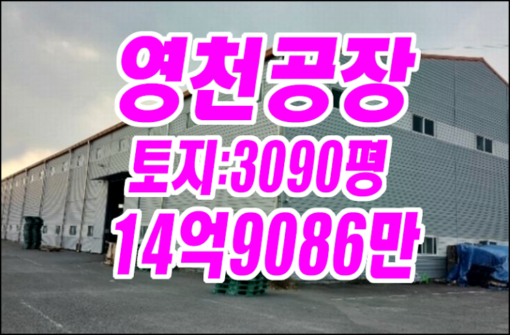 영천공장경매 도림동 공장 경매물건 영천공장경매 도림동 공장 경매물건