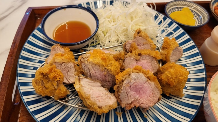 [진주돈까스/진주경상대맛집] 제주흑돼지로 만든 일본가정식돈까스<비샤몬텐>
