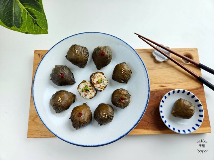  곰취장아찌 만드는법 곰취장아찌쌈밥 비건식요리