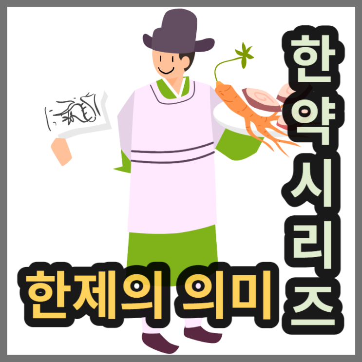  보약, 한약 한제(한재 x)는 몇 첩? 몇 일 분?