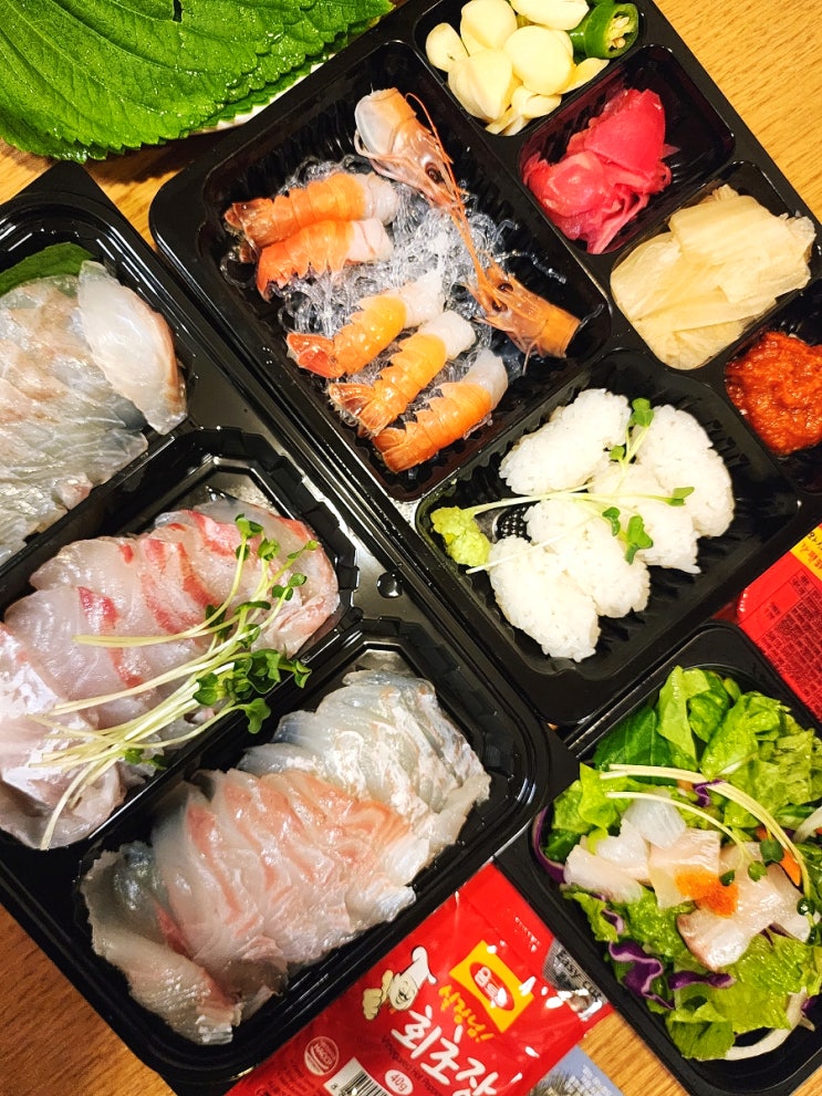  제주성산맛집 성산일출봉 근처 팔팔자연회센타 모듬회 포장후기
