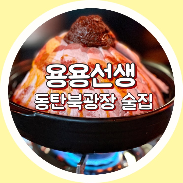  [동탄1] 용용선생 동탄 북광장점 - 1동탄 맛집 술집, 이자카야, 홍콩주점