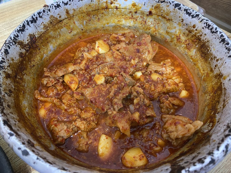  서문시장 경희식당에서 대구 찜갈비