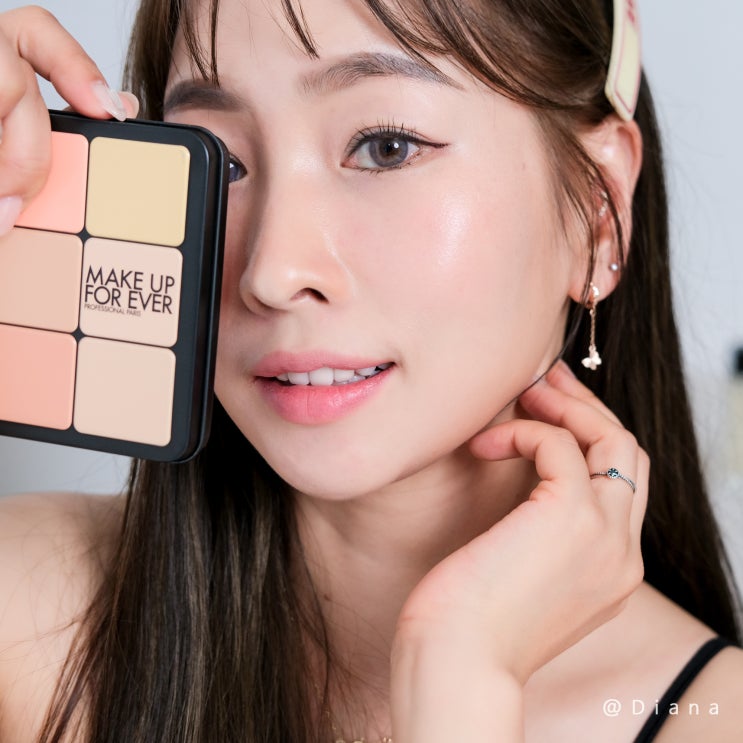 메이크업포에버 신제품 추천 HD SKIN ALL IN ONE FACE PALETTE 올인원 메이크업 팔레트 피부화장 순서 어렵지 않아