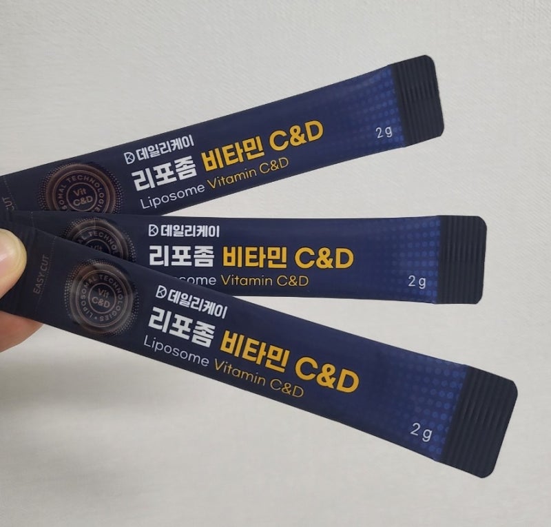 맛있어서 자꾸 손이가는 경남 제약 데일리케이 리포좀 비타민C&D 비타민C 영양제 비타민C효능....