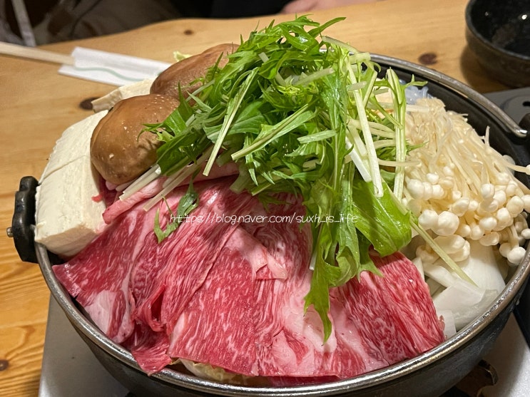  [도톤보리 스키야키 맛집] 난바에서 만난 일본식 샤브샤브 전골 야와라카 やわらか