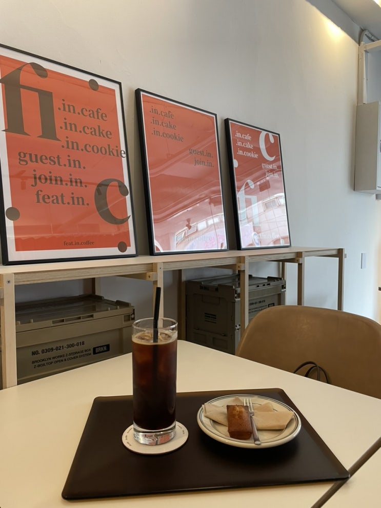  구월동 카페 , 구월동 디저트 카페 : 피트인커피 fic , 휘낭시에 르뱅쿠키 치즈케이크 디저트 맛집
