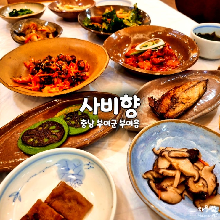  충남 부여 궁남지 연잎밥한정식 맛집 사비향 내돈내산 솔직후기