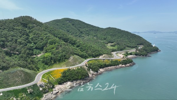  해남군, 지방도 803호선 개통 “해남팔경 주광낙조 한눈에” 화원 해안도로 열렸다