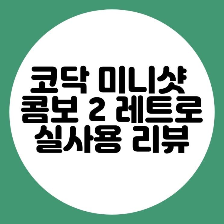  코닥 미니샷 콤보2 레트로 C210 리뷰