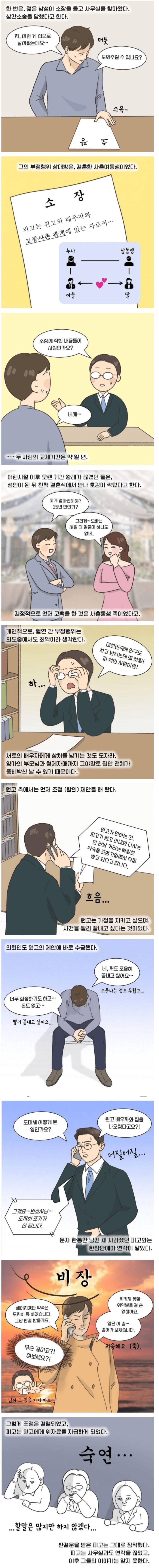  사촌과의 금지된 사랑 대한민국 불륜 소송 역대급 레전드