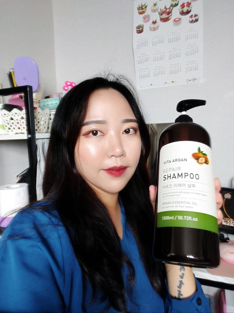 대용량 샴푸 추천 [ 비타 아르간 리페어 샴푸 ] 단백질샴푸 딱좋아