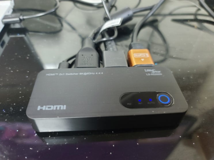  HDMI셀렉터 4K 8K 랜스타 HDMI 2.1 선택기 분배기 아니야