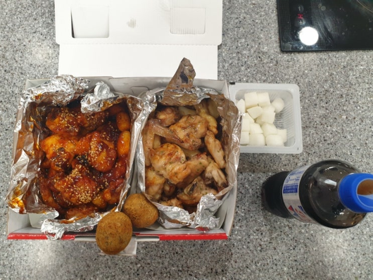 꾸브라꼬숯불두마리치킨 신메뉴 감미버터구이, 숯불양념구이(보통) 내돈내산 솔직후기 꾸브라꼬숯불두마리치킨 신메뉴 감미버터구이, 숯불양념구이(보통) 내돈내산 솔직후기