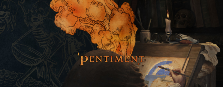 공식 한글화된 어드벤처 게임 펜티먼트 Pentiment