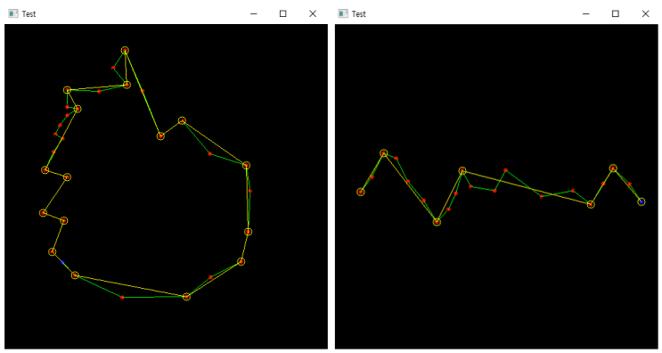 [C++] 다각형 근사화 Douglas-Peucker 알고리즘 원리 총정리 - DP Algorithm approxDP