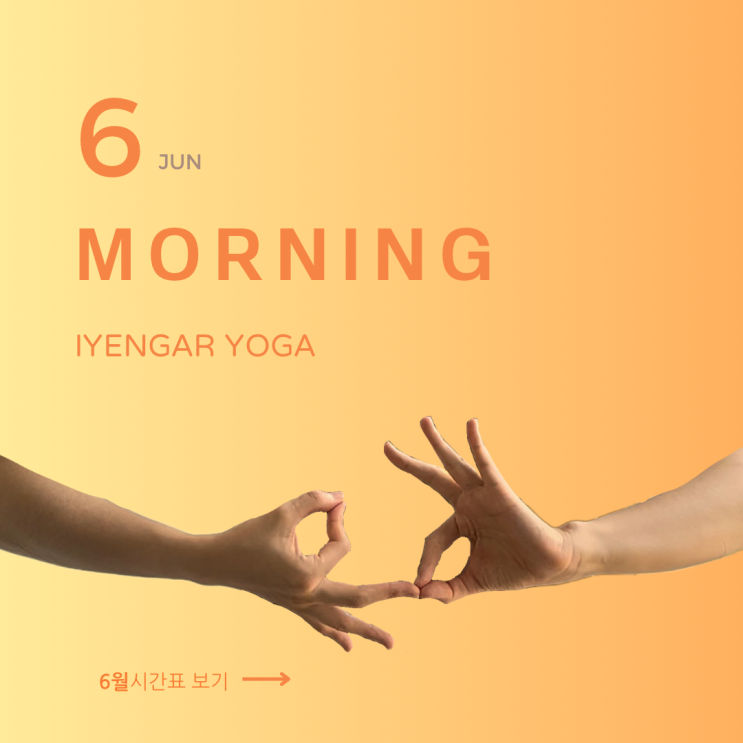  [부산 새벽 요가]6월  새벽 시간표 및 일정