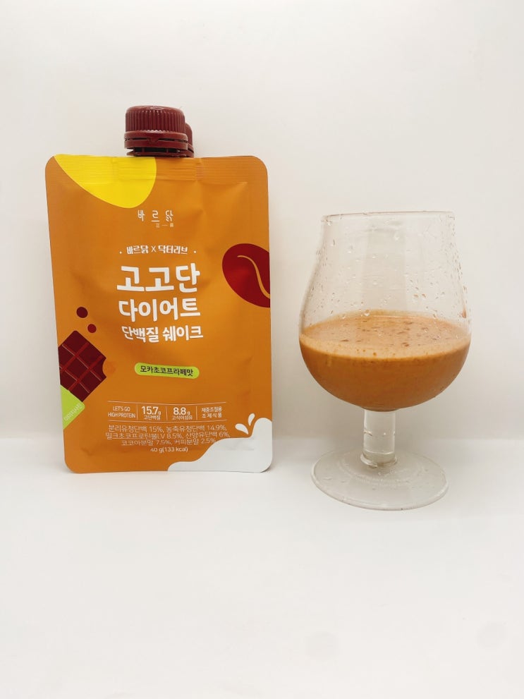 고고단쉐이크 맛있는 다이어트쉐이크 모카초코프라페 먹어본 후기