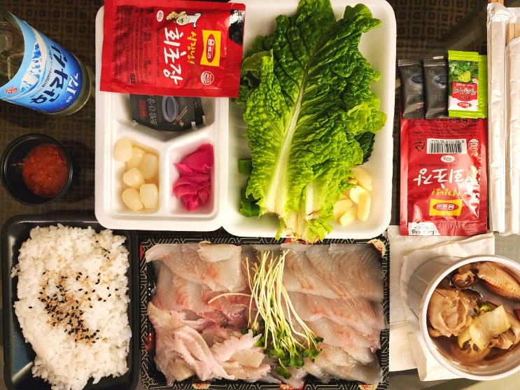  제주공항근처횟집 제주용담수산 제주 회 맛집에서 회포장 후기