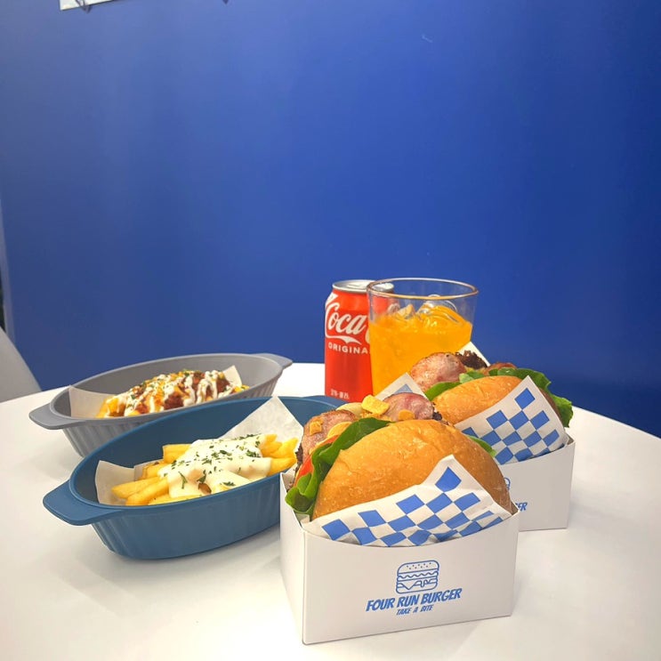 [수원] 주차 가능 & 햄버거가 맛있는 천천동 맛집, 포런버거
