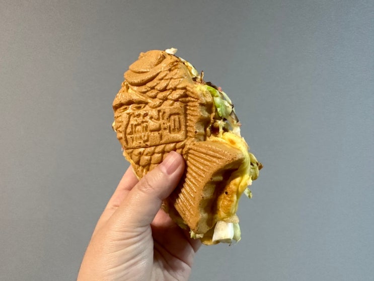  일본 붕어빵 + 오코노미야끼? 오코노미타이야끼 (お好み鯛焼き)