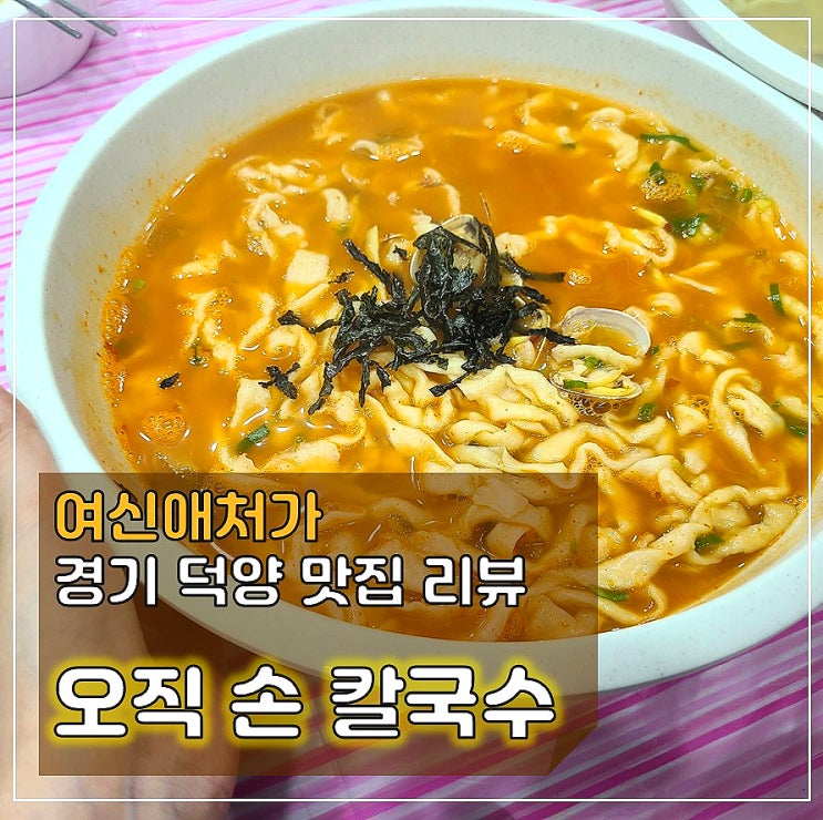  벽제 고양동맛집 오직손칼국수, 아이동반 음식점 추천