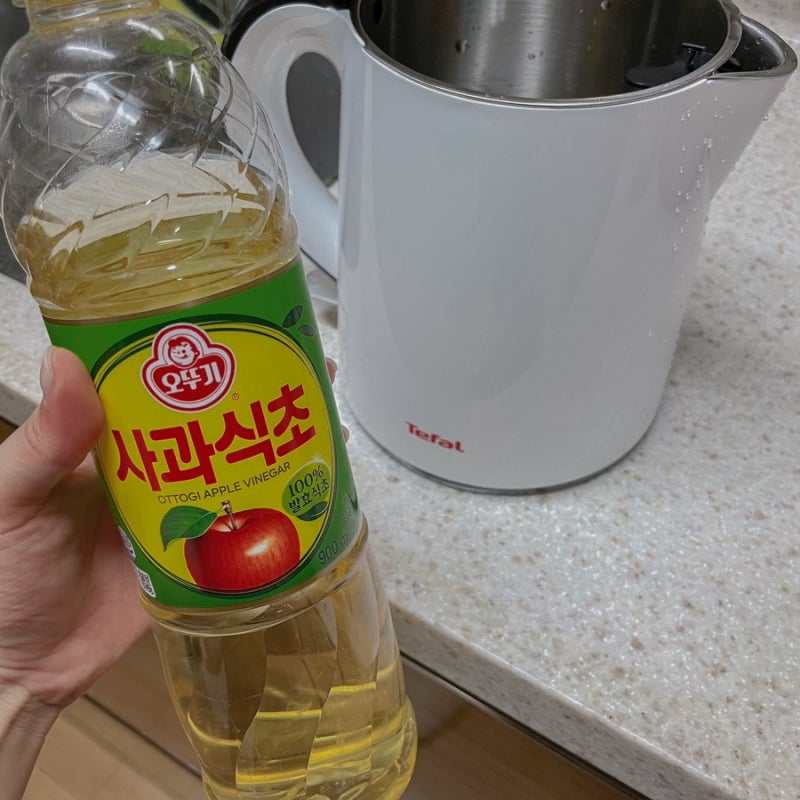 전기포트 세척, 커피포트 세척, 물때제거 / 스텐 연마제 제거방법