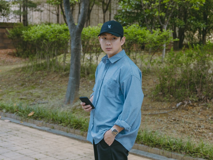  대두 사이즈 볼캡 브랜드 바잘, 남자 깊은 검정 야구모자 코디 추천