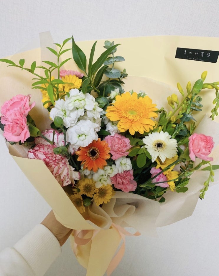  동암역 꽃집 홍씨네 꽃집 꽃다발로 직장 스트레스 해소하기