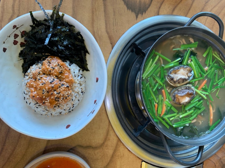 [제주도] 보말전복톳칼국수 성게비빔밥맛집 우도해광식당