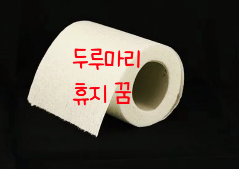 두루마리 휴지 화장지 받는 꿈, 끄집어 내는 꿈_내꿈이네 리얼리 해몽