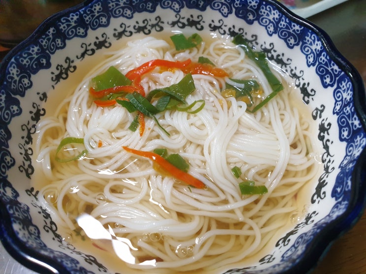  주말에 잔치국수