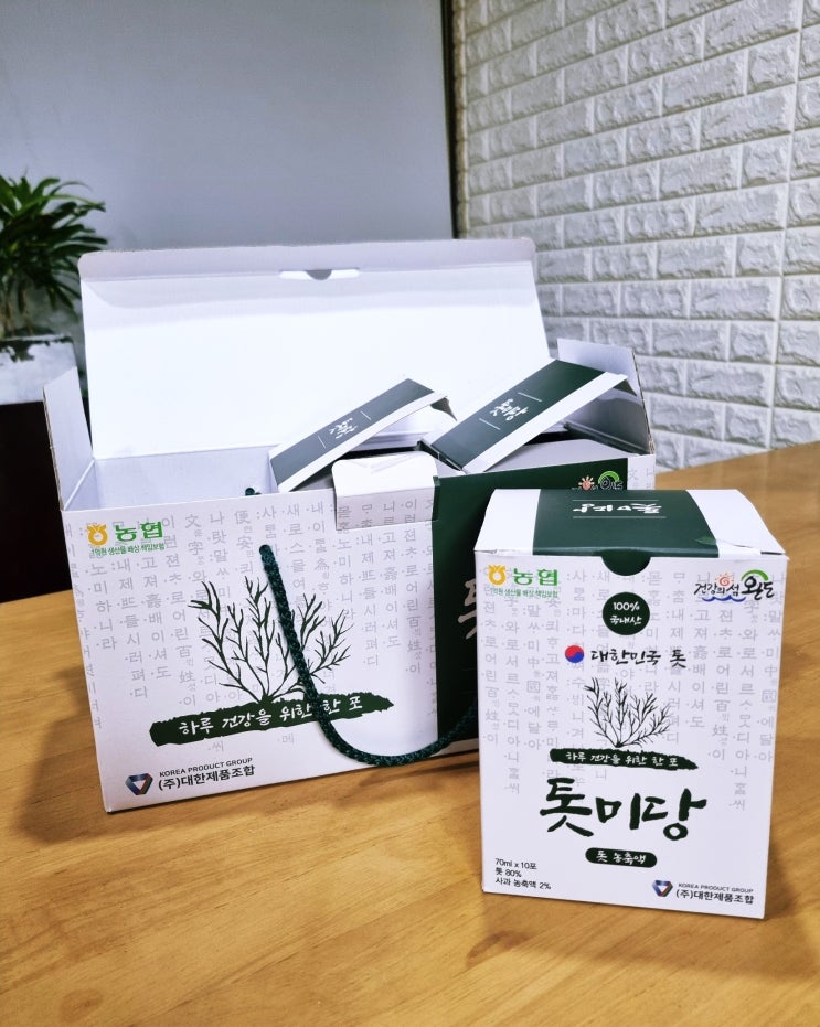  대한제품조합 톳미당 톳즙 엑기스 부모님선물