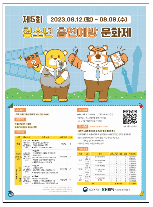 청소년이 말하는 ‘노담(No 담배)’ 작품 공모 청소년이 말하는 ‘노담(No 담배)’ 작품 공모