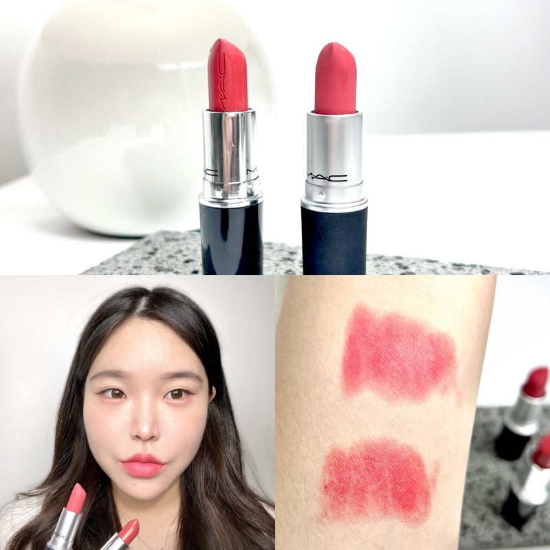 맥 립스틱 씨쉬어 VS 어리틀템드 비슷템 비교!