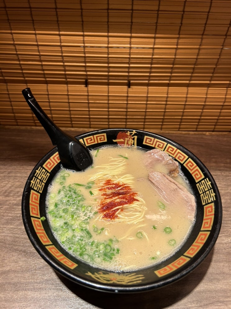 도쿄 우에노 라멘 맛집, 이치란 라멘