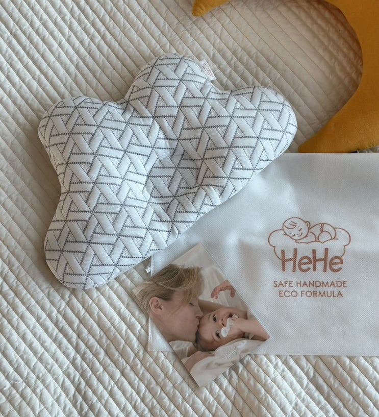 아기 태열베개 헤헤 짱구 베개 | 6개월 아기베개, 아기두상베개, 아기 예쁜 두상
