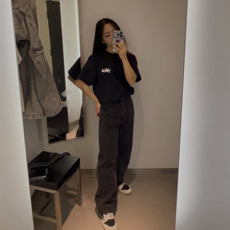 h&m 블랙 데님 팬츠 하이웨스트 청바지 맛집 인정 h&m 블랙 데님 팬츠 하이웨스트 청바지 맛집 인정