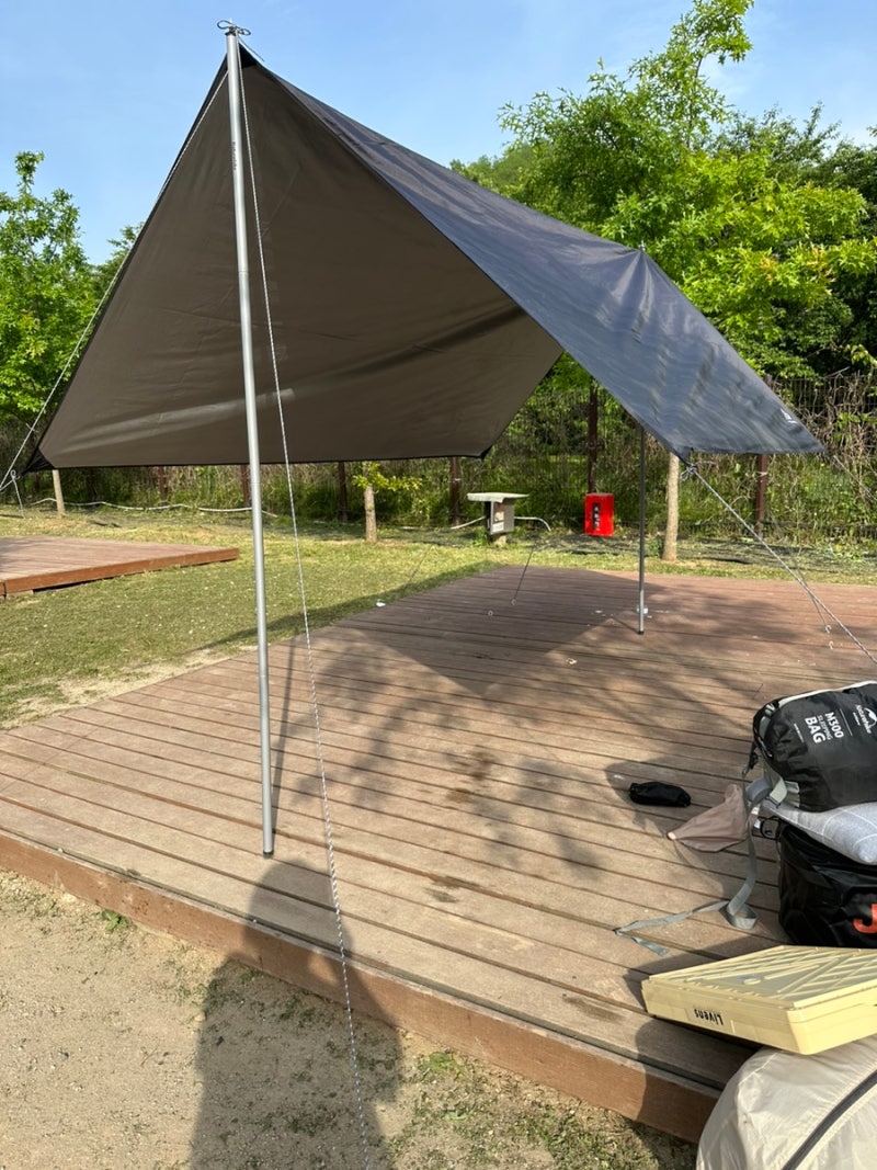 인천] 너나들이 캠핑장 자가 구역 데크 3. 아이랑 : 네이버 블로그