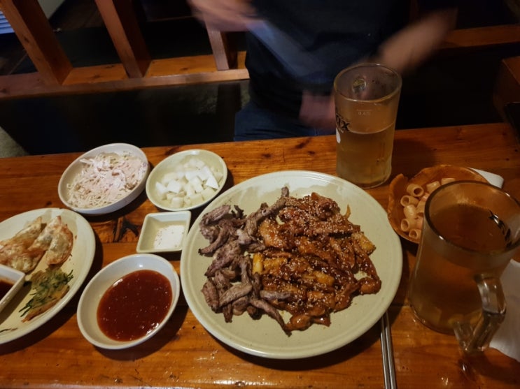  연산동 배산 맛집 숯불바베큐꾸꾸 내돈내산 후기 (닭목살구이맛집,